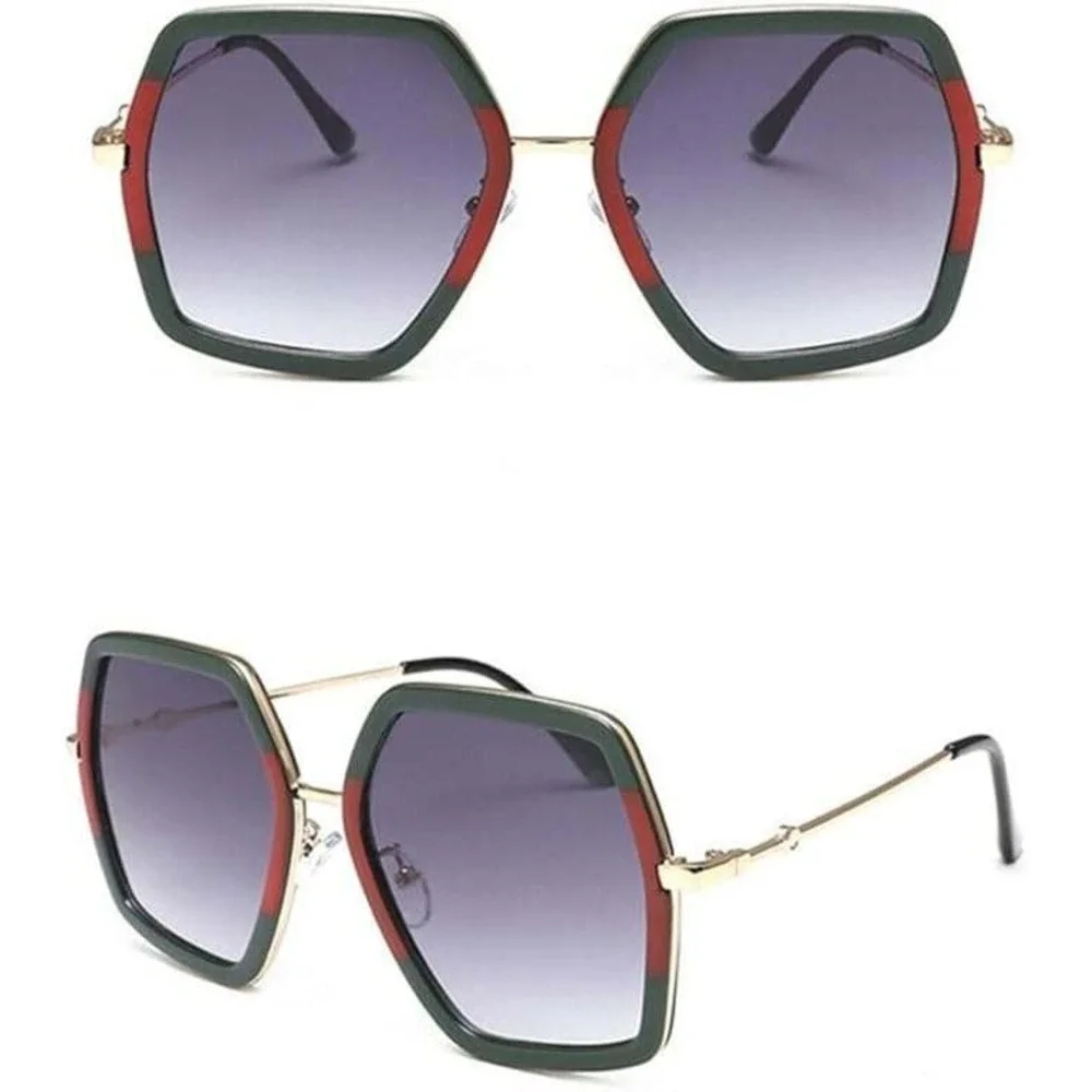 Novelty Sunglasses Oversized Square Sunglasses Women‎ Vintage Sunglass Fashion